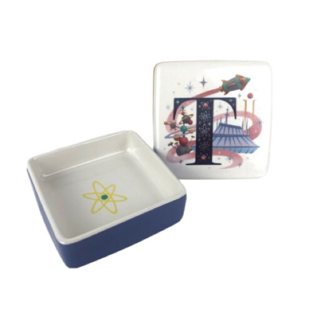 New‎ Disneyland Tomorrowland ABC T Trinket Box Retired Disney Parks